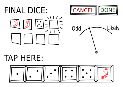 New screen for real dice